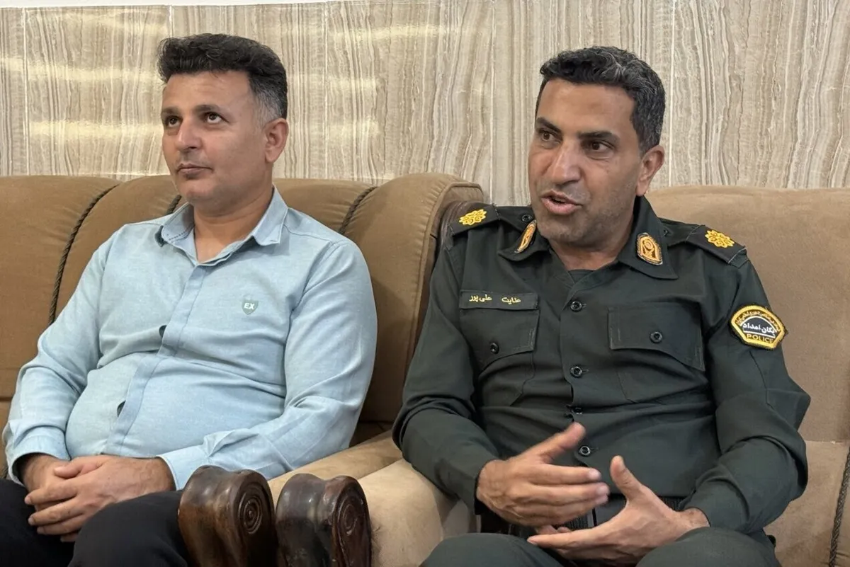 فرمانده انتظامی خارگ: تأمین امنیت مردم مهمترین اولویت پلیس است