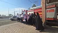 گرامیداشت روز آتشنشانی در بردسکن خراسان رضوی
