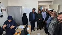 خدمت رسانی تیم پزشکی جهادی در شهر جنت‌آباد شهرستان صالح‌آباد