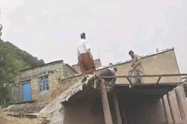هزار مترمربع از اراضی ملی حاشیه زریبار مریوان رفع تصرف شد