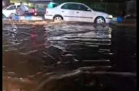 خسارت بارندگی شدید به برخی واحدهای مسکونی و صنفی در شهرستان ایذه
