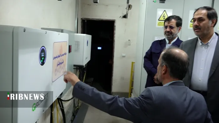 افتتاح دومین نیروگاه هیبریدی در ادارات استان قم