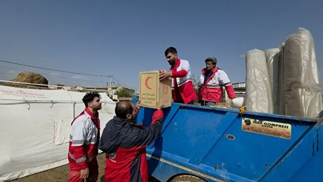 پایان عملیات امدادرسانی به سیل‌زدگان سلماس/۲۴۸ نفر از هلال‌احمر خدمات دریافت کردند