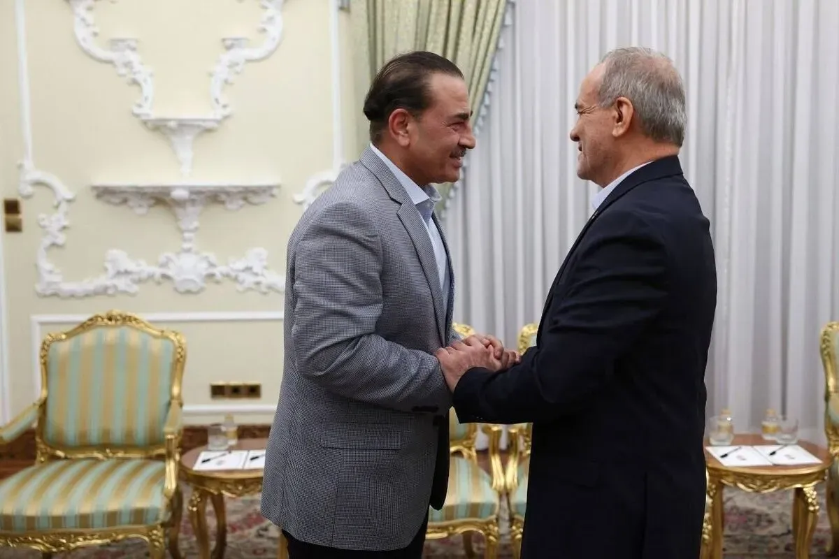 دیدار و رایزنی عاصم منیر با پزشکیان