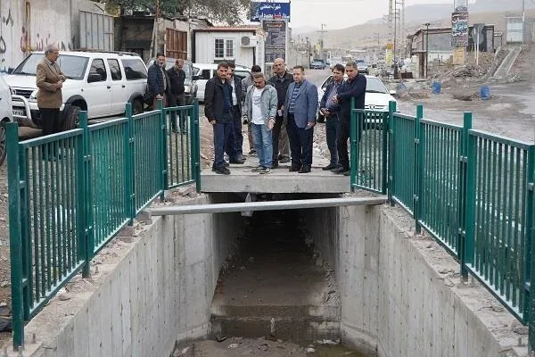 پوشش کانال ملاصدرا در تبریز برای هدایت روانآبها