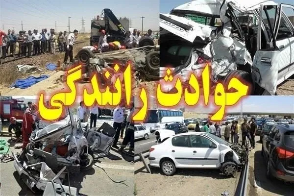 مصدومیت ۵ نفر  در محور داران -اصفهان