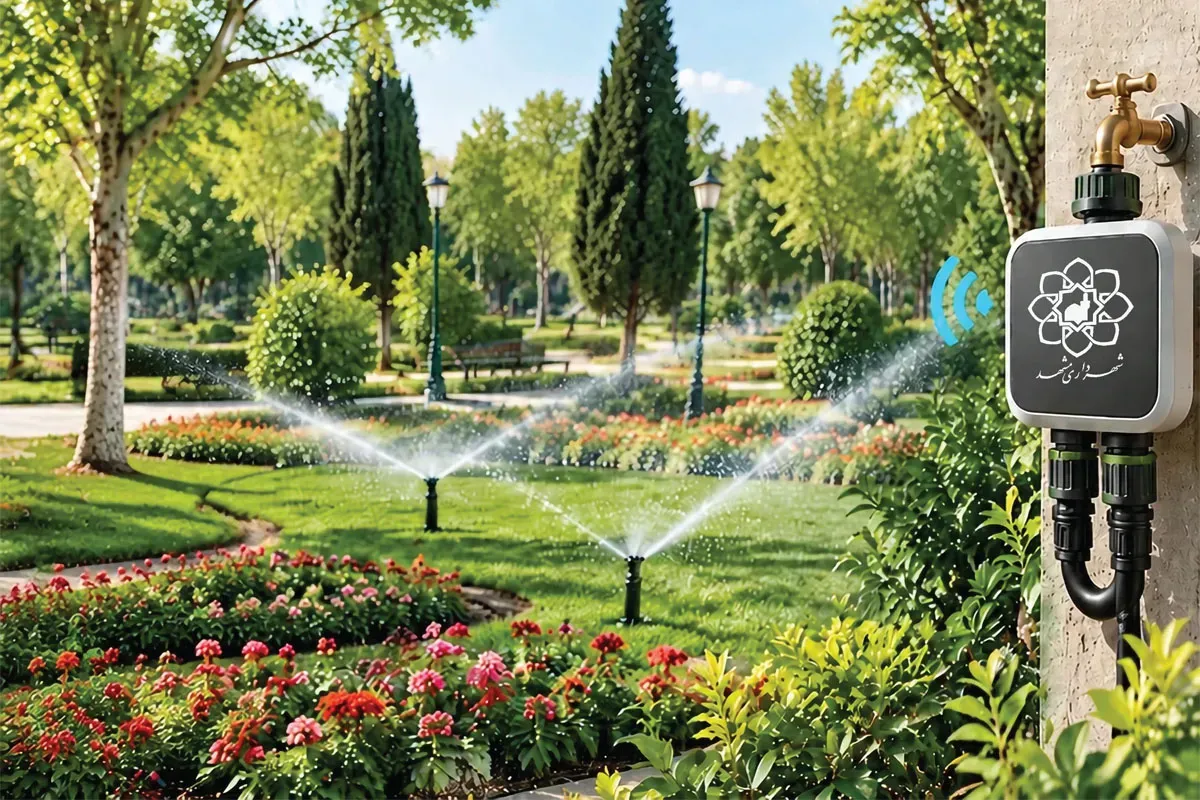 به کارگیری اینترنت اشیا در بوستان های مشهد | پیوند طبیعت و فناوری در بوستانهای شهر