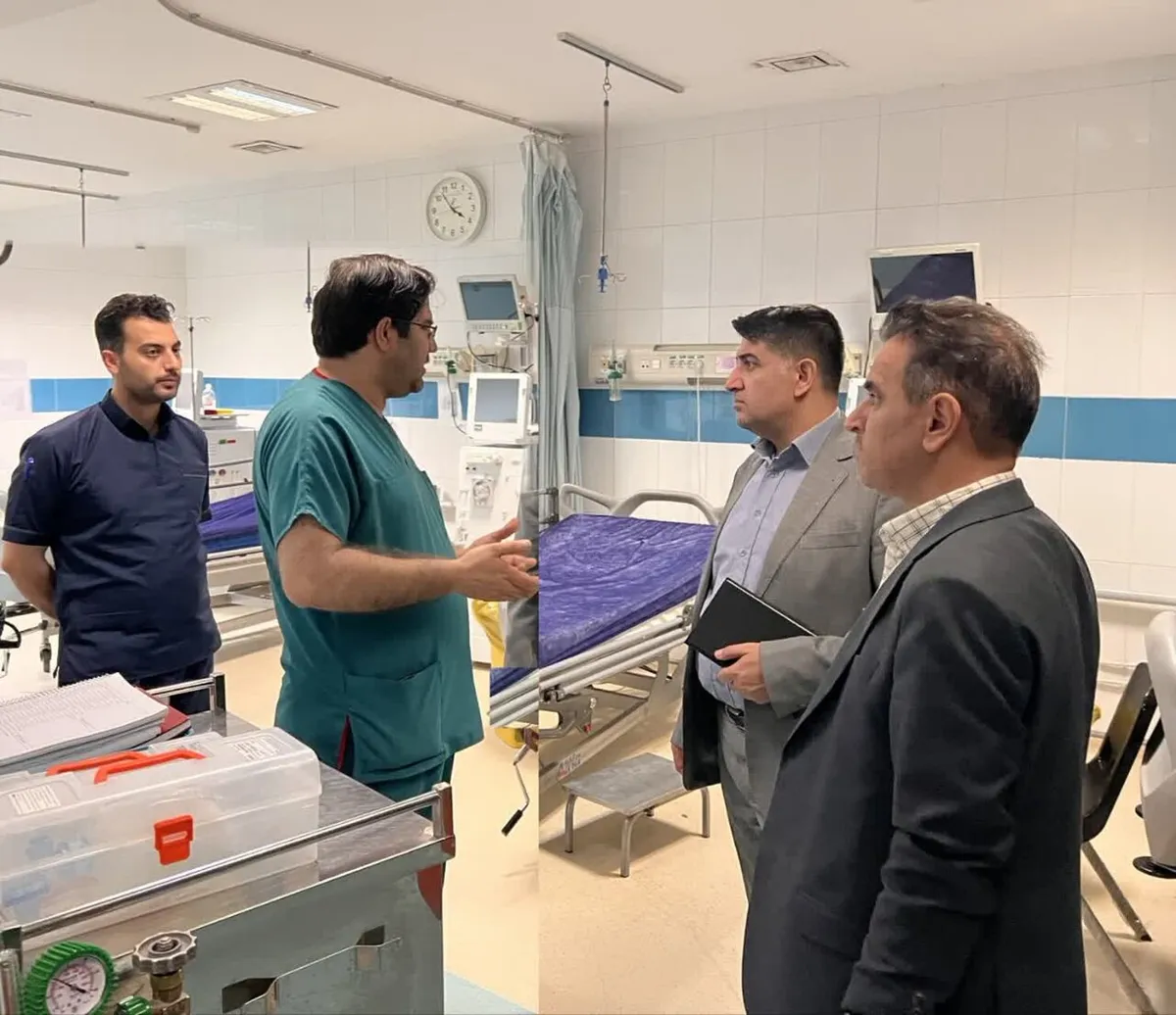 به دستور بازرسکل کردستان؛ خدمات درمانی و مطالبات مردمی در بیمارستانهای توحید و کوثر بررسی شد