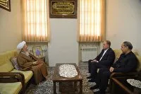 دیدار وزیر جهاد کشاورزی با آیت الله جوادی آملی