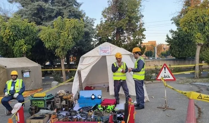 توان عملیاتی صنعت آب و برق شمالغرب با مشارکت ۴۹۲ نیرو ارزیابی شد