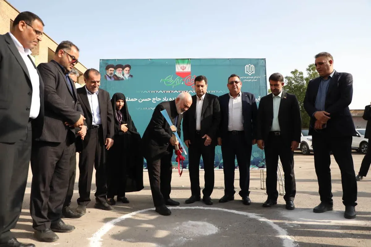 آغاز عملیات ساخت مدرسه ۱۲ کلاسه خیرساز در کوی علوی اهواز