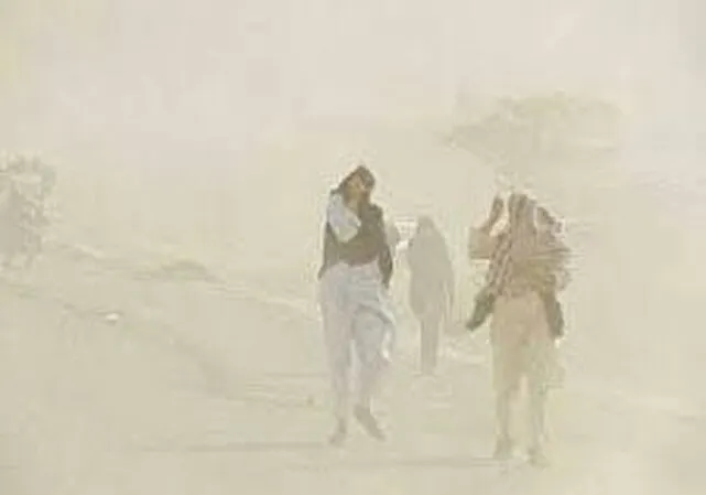 سرعت باد در زابل به ۱۰۸ کیلومتر بر ساعت رسید