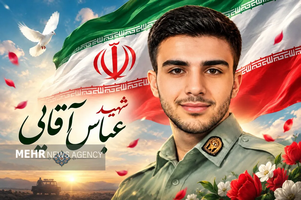 پیکر شهید تکاور فراجا در حرم حضرت معصومه(س) بدرقه میشود