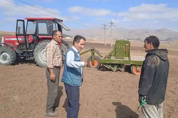 آغاز کشت پاییزه با بذور اصلاحشده و کشت مکانیزه در هوراند