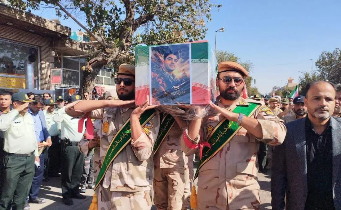 مراسم تشییع پیکر شهید آقایی برگزار شد