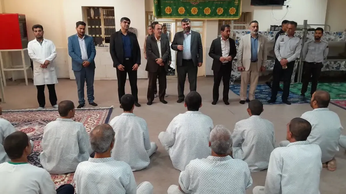 بازدید میدانی دادستان مرکز خوزستان از زندان الحدید و اردوگاه ماده ۱۶ اهواز