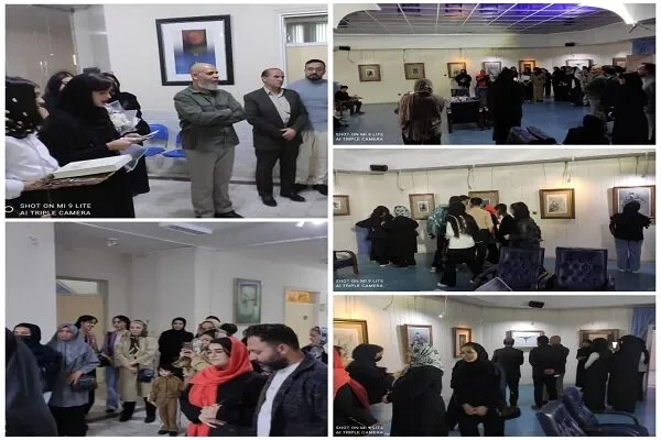 نمایشگاه ۳۰ اثر پرتره هایپررئال در الیگودرز برپا شد