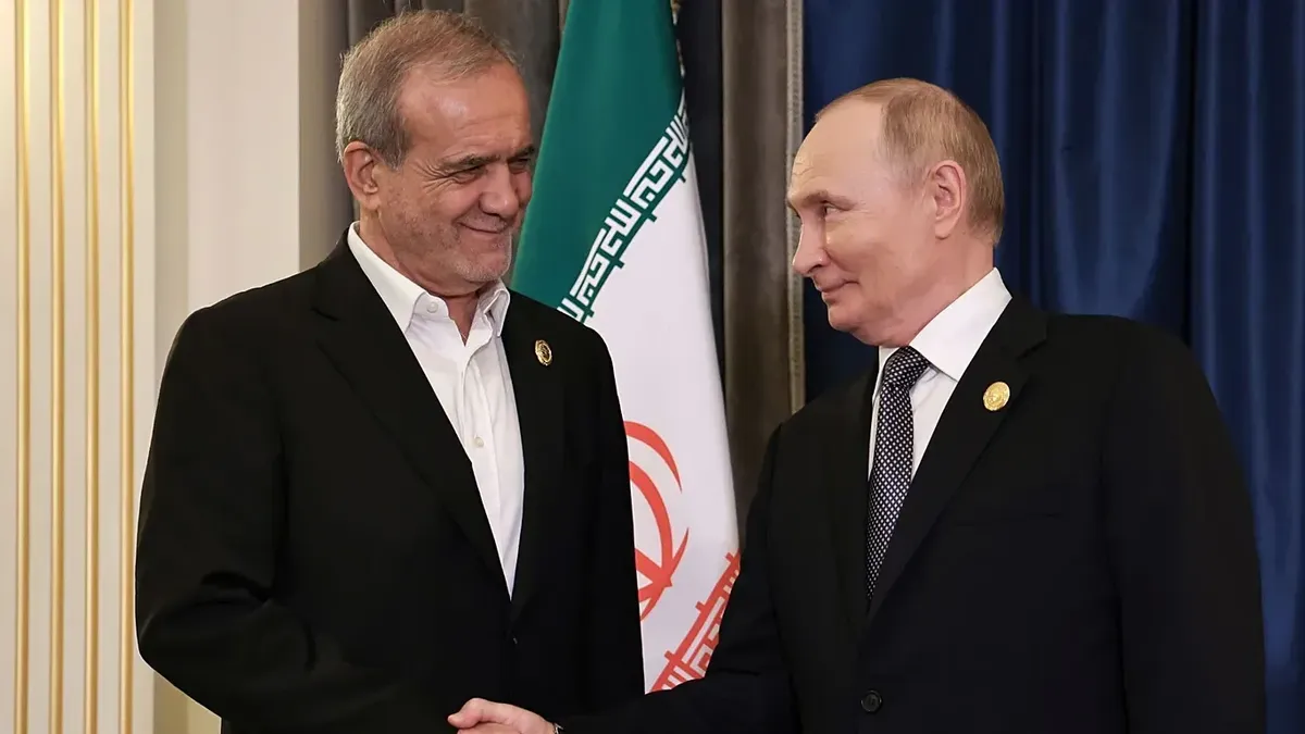 پزشکیان و پوتین جمعه دیدار میکنند