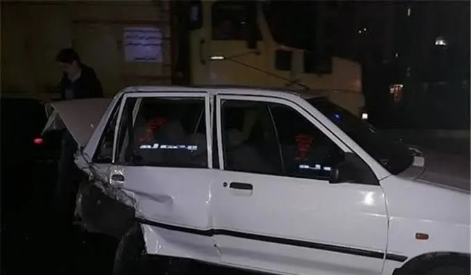 برخورد پراید و دنا در جاده تفرش؛ ۵ مصدوم به بیمارستان منتقل شدند