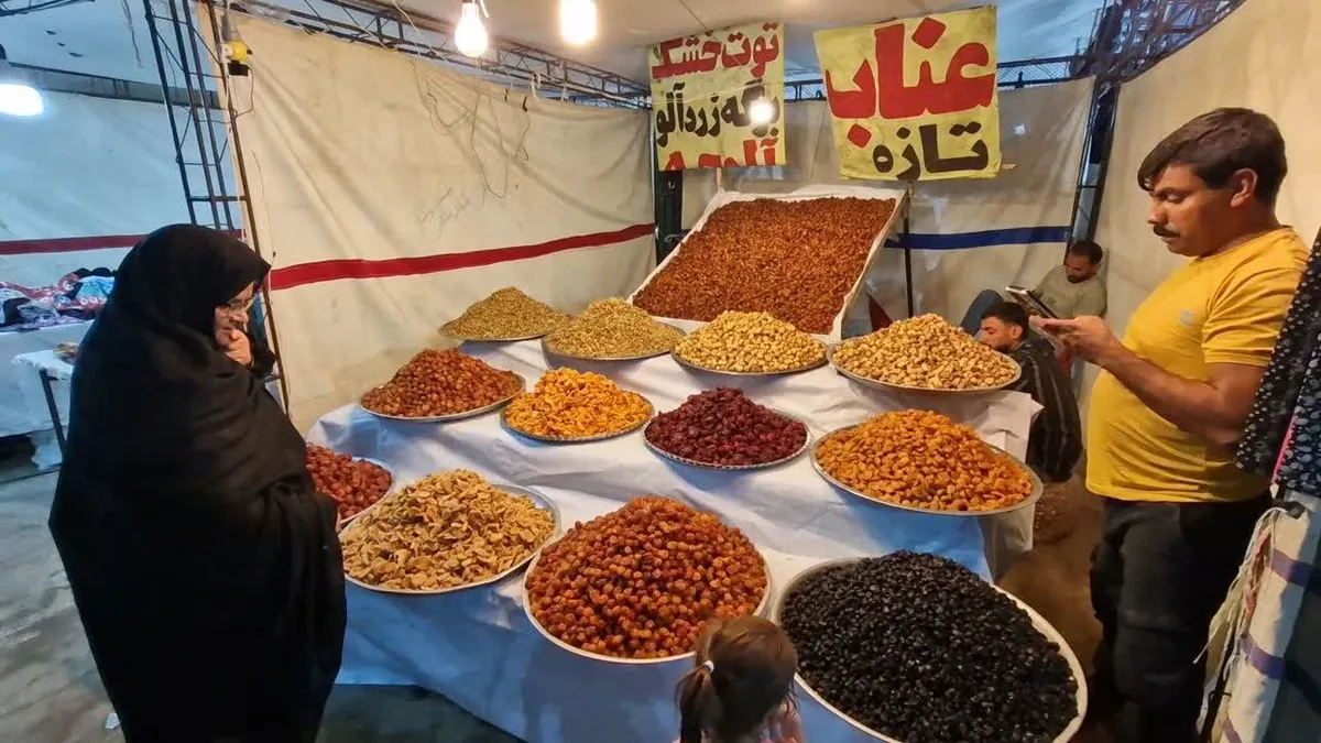 بازدید نماینده مردم در مجلس و مسئولان شهرستان زارچ از نمایشگاه پاییزه زارچ