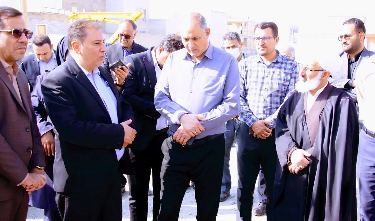 کلنگ زنی  احداث فرهنگ‌سرای شهرستان گلپایگان