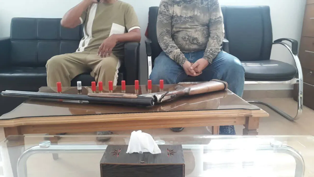 دستگیری چهار شکارچی غیرمجاز در دو عملیات جداگانه در رفسنجان