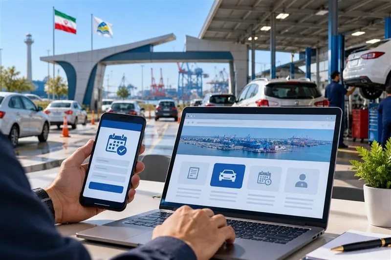 نوبتدهی اینترنتی شرط دریافت خدمات خودرویی در منطقه آزاد انزلی شد