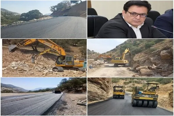 آسفالت محور گردشگری گریت - سرکانه در خرمآباد به پایان رسید