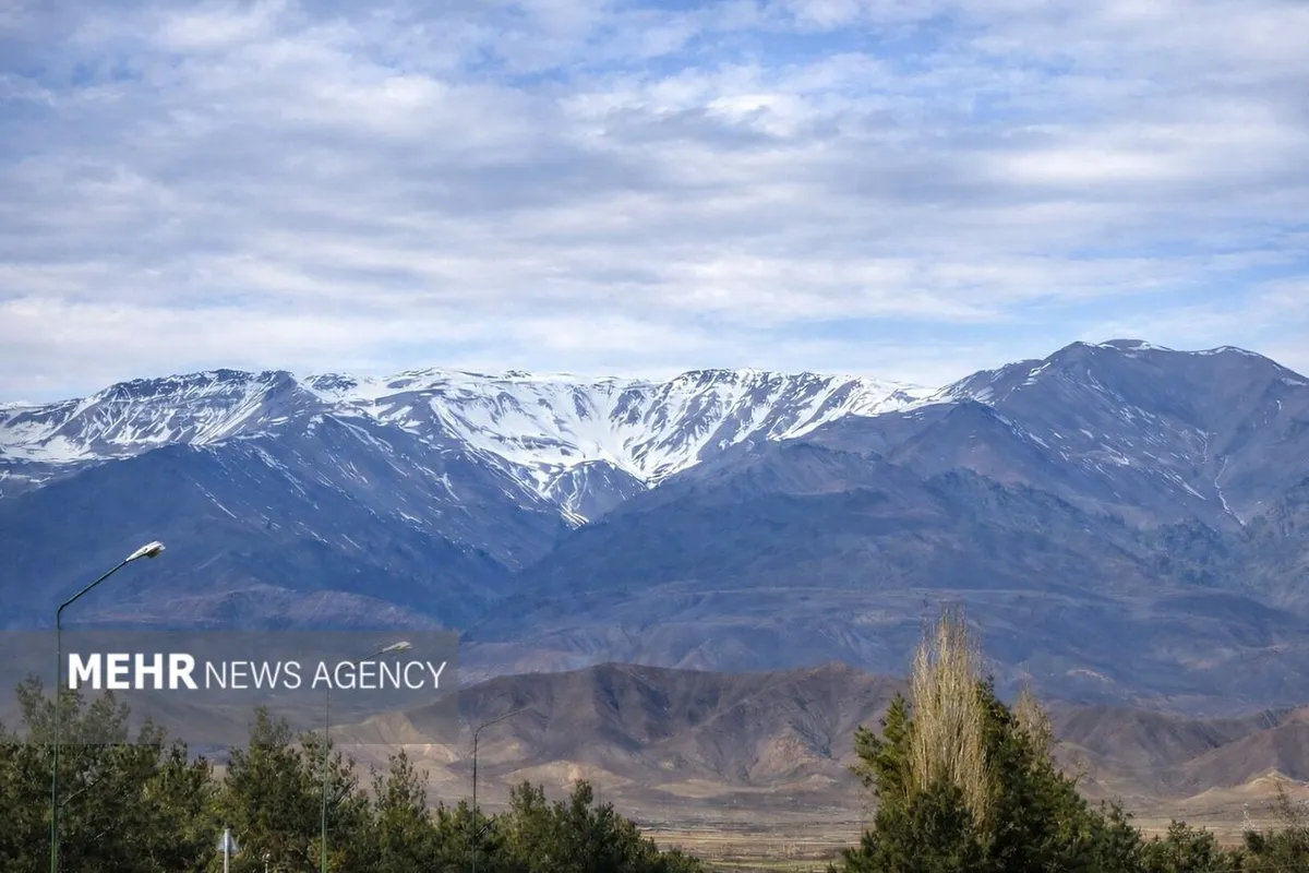 بارش برف و باران در استان سمنان؛ طزره با ۱۲ میلیمتر رکورددار شد