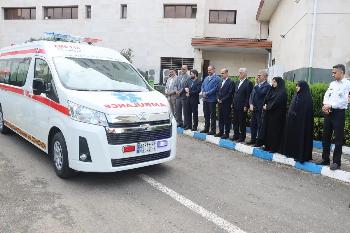 ۶ دستگاه آمبولانس جدید وارد ناوگان اورژانس گیلان شد