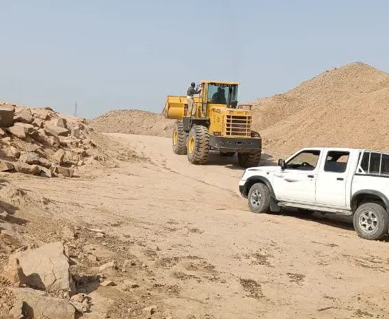 مرمت مسیرعشایری دره محک شهرستان هفتکل استان خوزستان
