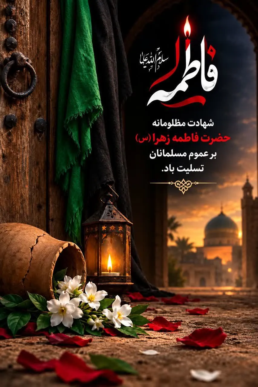 غروب غم‌انگیز یاس نبوی، حضرت فاطمه زهرا (س)