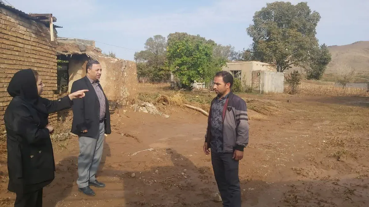 برآورد اولیه ۴ میلیارد تومانی خسارت سیل به بخش کشاورزی روستای «اولنلر» ماکو