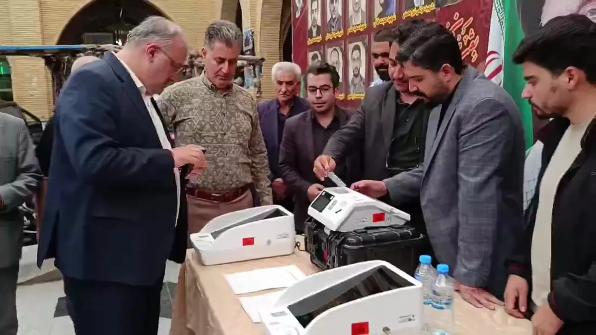 تمرین آمادگی انتخاباتی تمام الکترونیکی در مراغه
