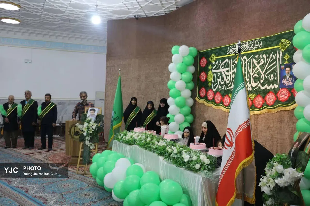 جشن تولد متفاوت ختران زینب نام شهدا در قم+تصاویر