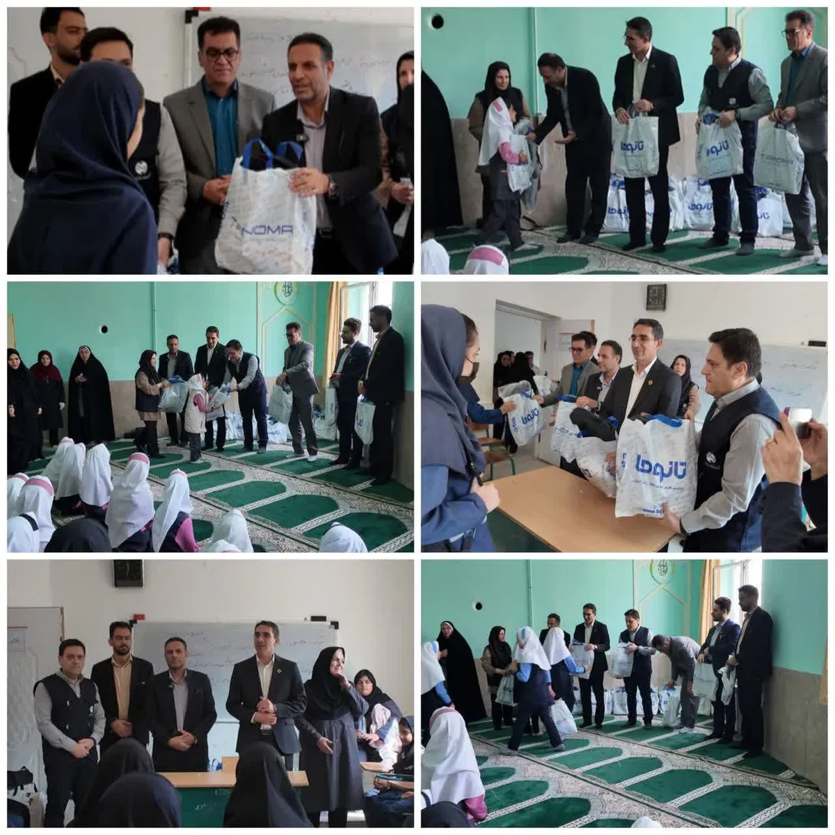 نشان مخابرات بر کیف دانش‌آموزان مناطق کم‌برخوردار خرم‌آباد