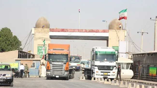 مبادلات تجاری صادرات کالا مرز شمچه