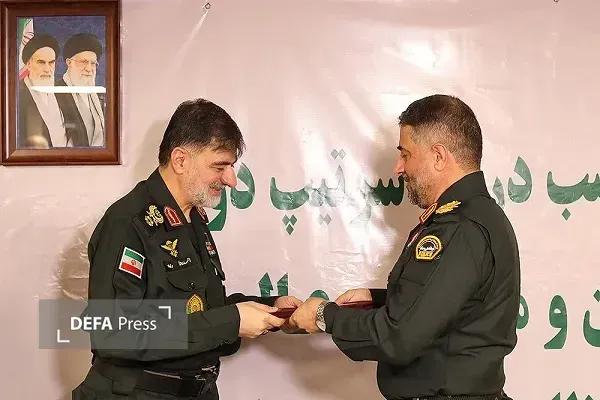 ارتقای درجه سردار مهدی حاجیان، فرمانده انتظامی کرمانشاه به سرتیپی