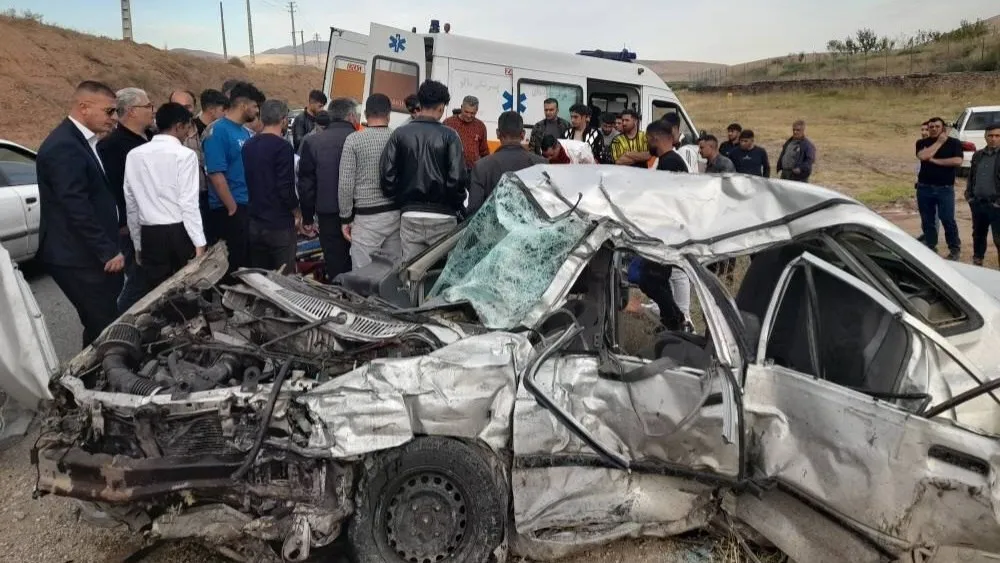 جان باختن دو نفر در سانحه رانندگی در محور ماکو- بازرگان