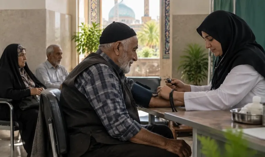 معاینه رایگان جمعی از مددجویان بهزیستی در شهرستان رودبار