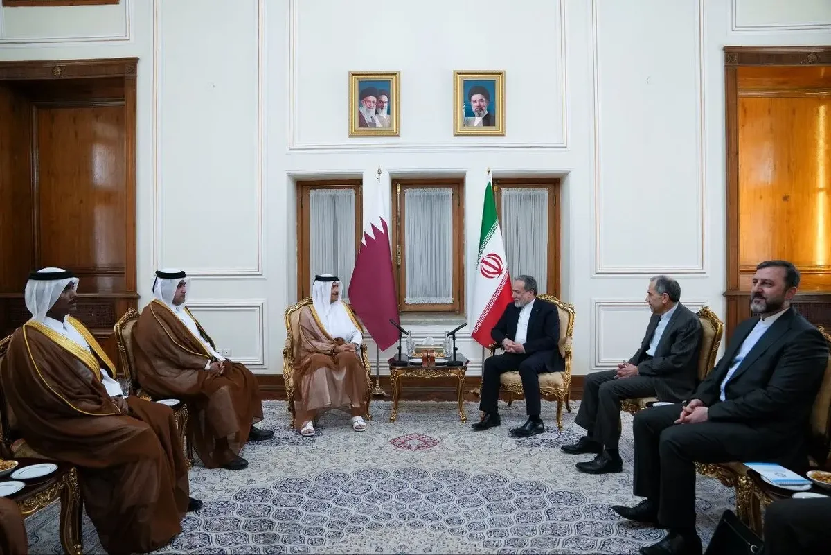 آرشیوی - سفر محمد بن عبدالرحمن آل ثانی نخست وزیر و وزیر خارجه قطر به تهران و دیدار با عباس عراقچی وزیر خارجه ایران