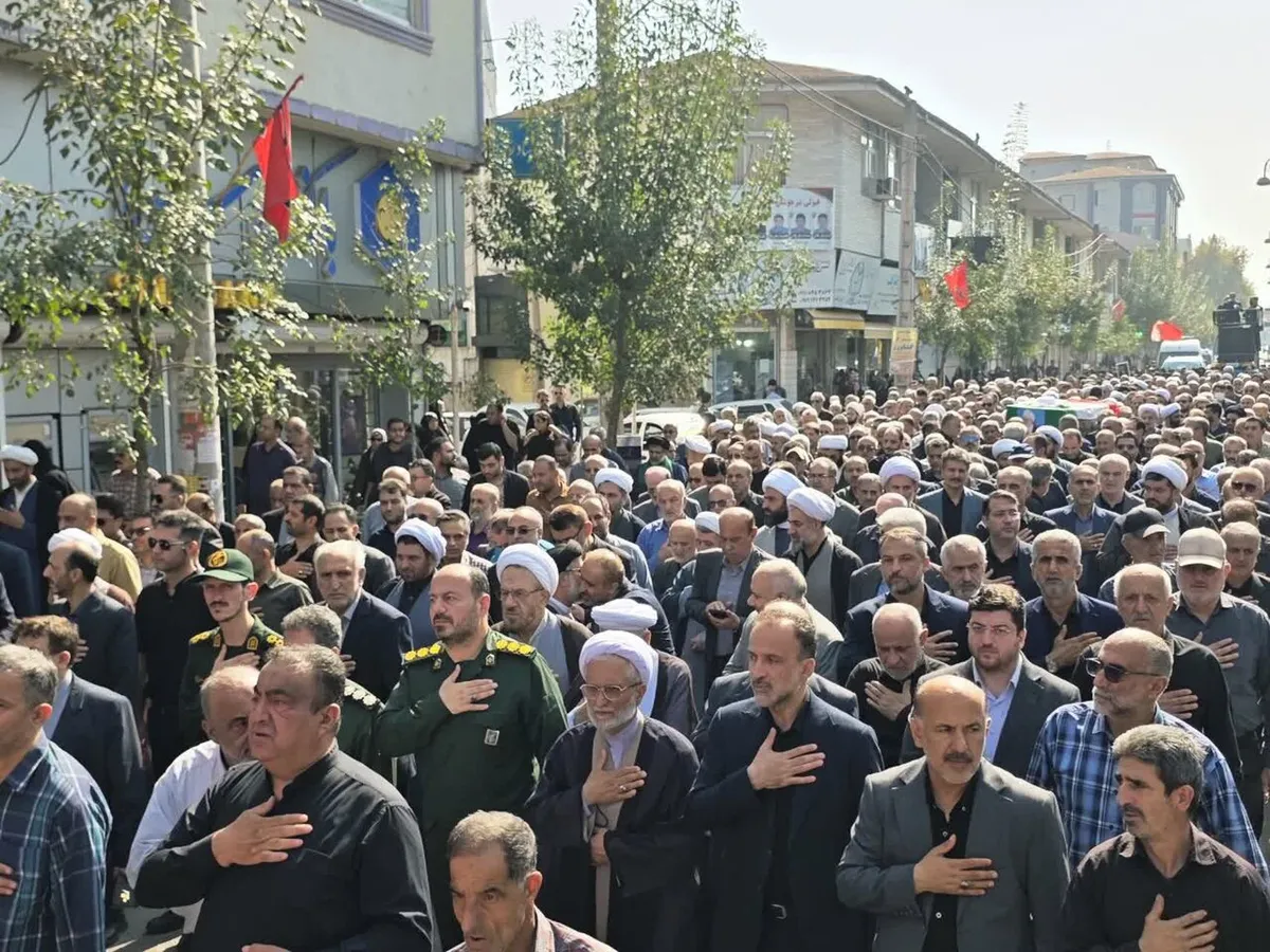 وداع گیلان با آیت‌الله قربانی؛ پیکر نماینده فقید ولی‌فقیه در جوار حرم آقا سید جلال‌الدین اشرف آرام گرفت