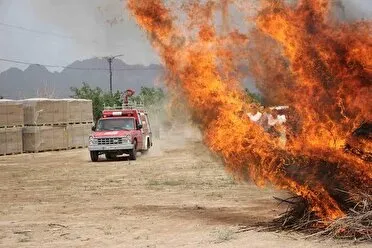 تمرین مشترک دستگاه‌های اجرایی و سپاه فجر در مانور صلابت زاگرس