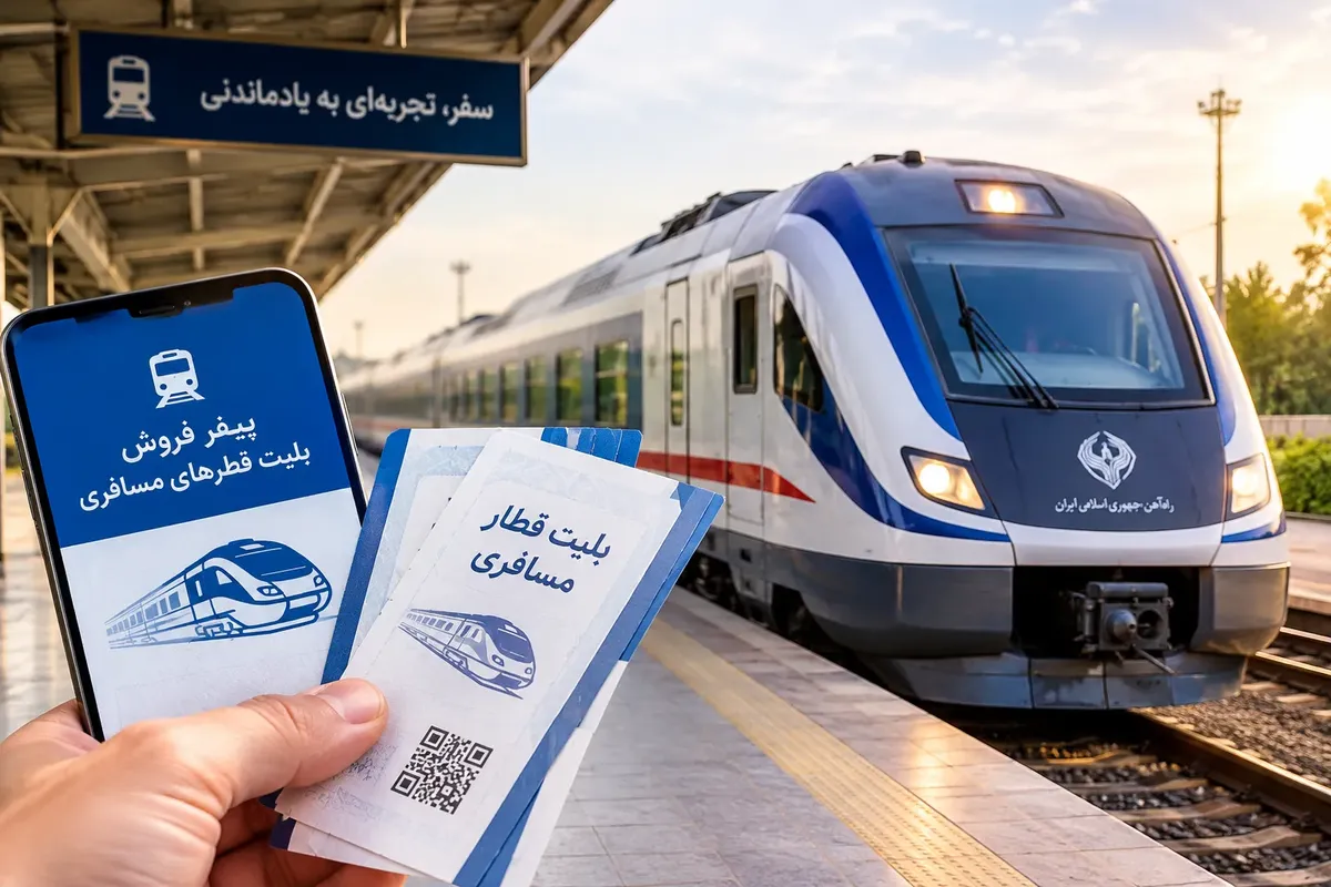 پیش فروش بلیت بلیت قطار بلیت قطارهای مسافری
