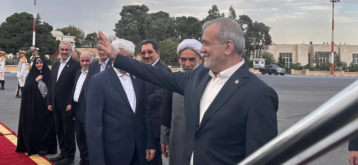 پزشکیان عازم ترکمنستان شد