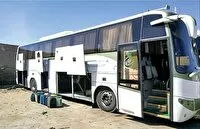 کشف سوخت غیرمجاز از اتوبوس اسکانیا