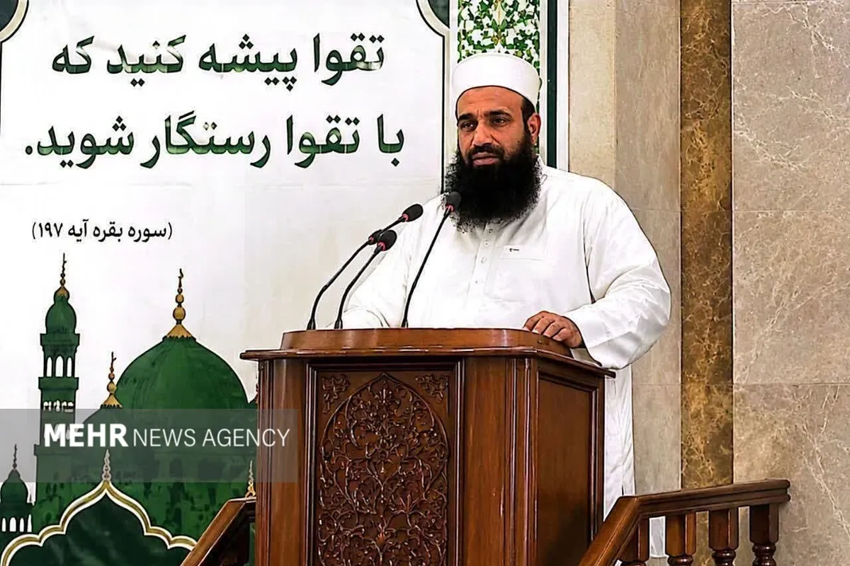 مولوی رودینی: حفظ امنیت سیستان و بلوچستان مسئولیت مردم و مسئولان است