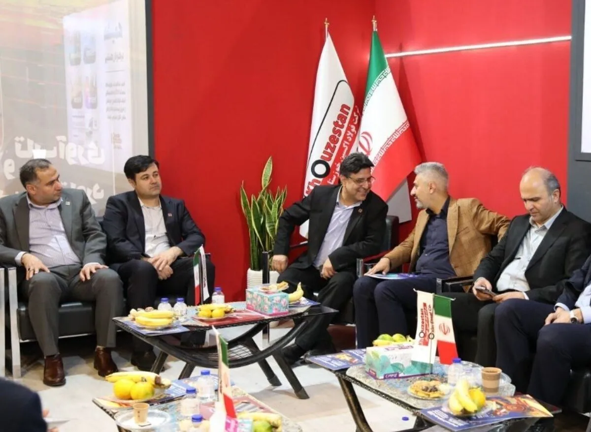 نمایش توانمندیها و دستاوردهای شرکت فولاد اکسین خوزستان در بیستوهشتمین نمایشگاه فولاد ۱۴۰۵