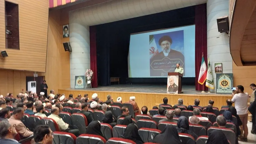 آیین معارفه فرمانده انتظامی شهرستان رودسر