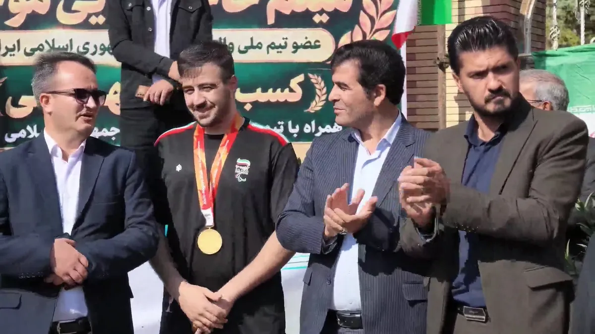 استقبال از قهرمان طلایی پاراآسیایی ناگویا در شبستر